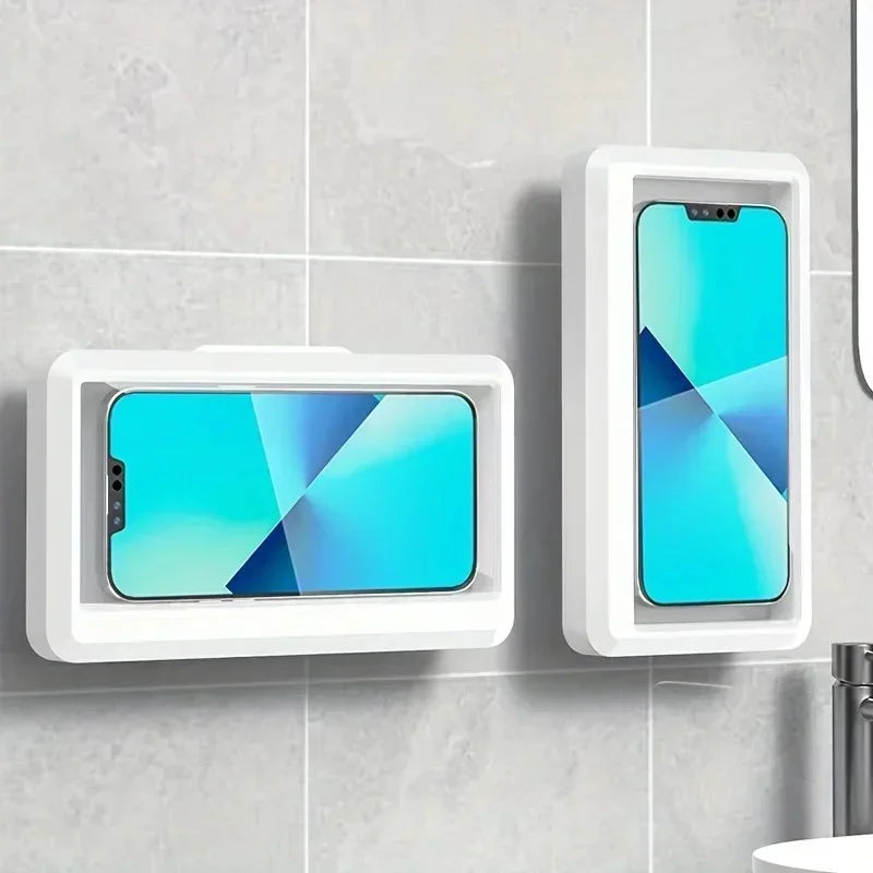 Fixed  Waterproof and Anti-Fog Mobile Phone Case for Bathhouses Draining Phone Holder Waterproof Touched Shower Phone