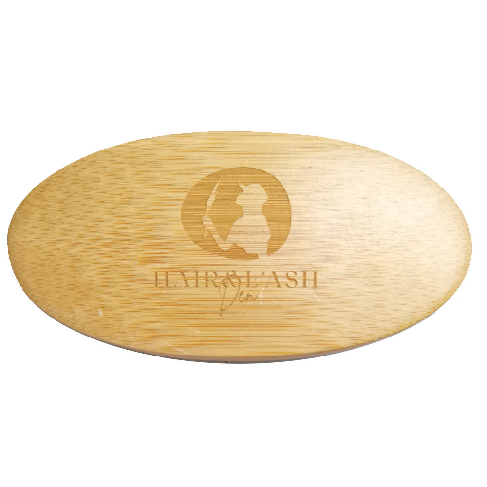 Gentleman's Facial Hair Care Set with Beard Brush and Sanitizing Solution
