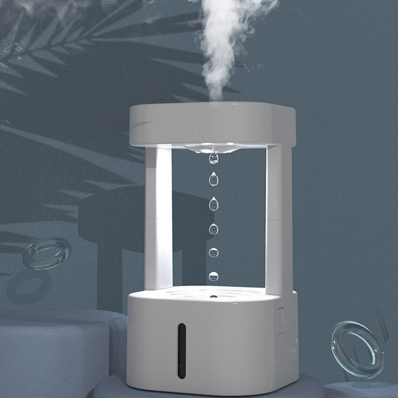 Dual Function Cloud Humidifier with Aroma Oil Dispenser & Soft Glow Night Light Mushroom Design