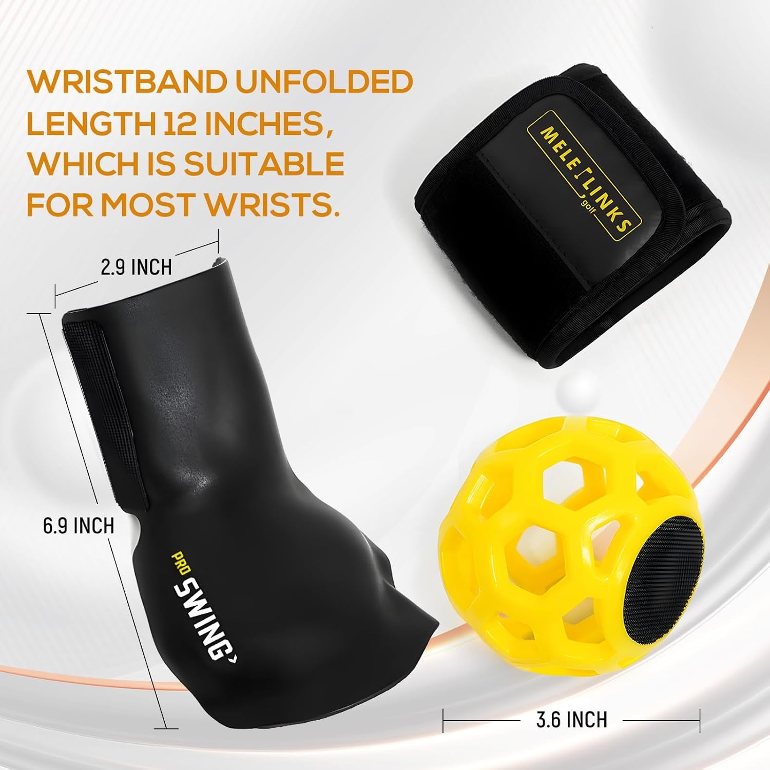 Professional Golf Swing Training Ball and Grip Enhancement Tool for Beginners